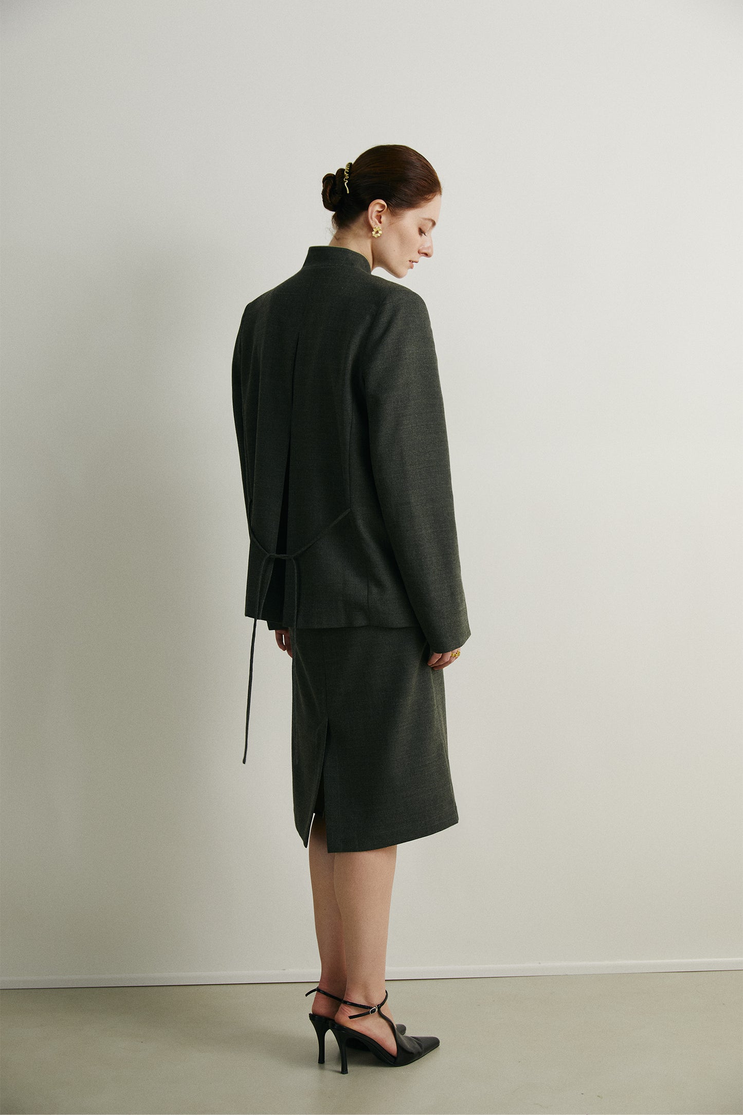 the Dafna Green Skirt