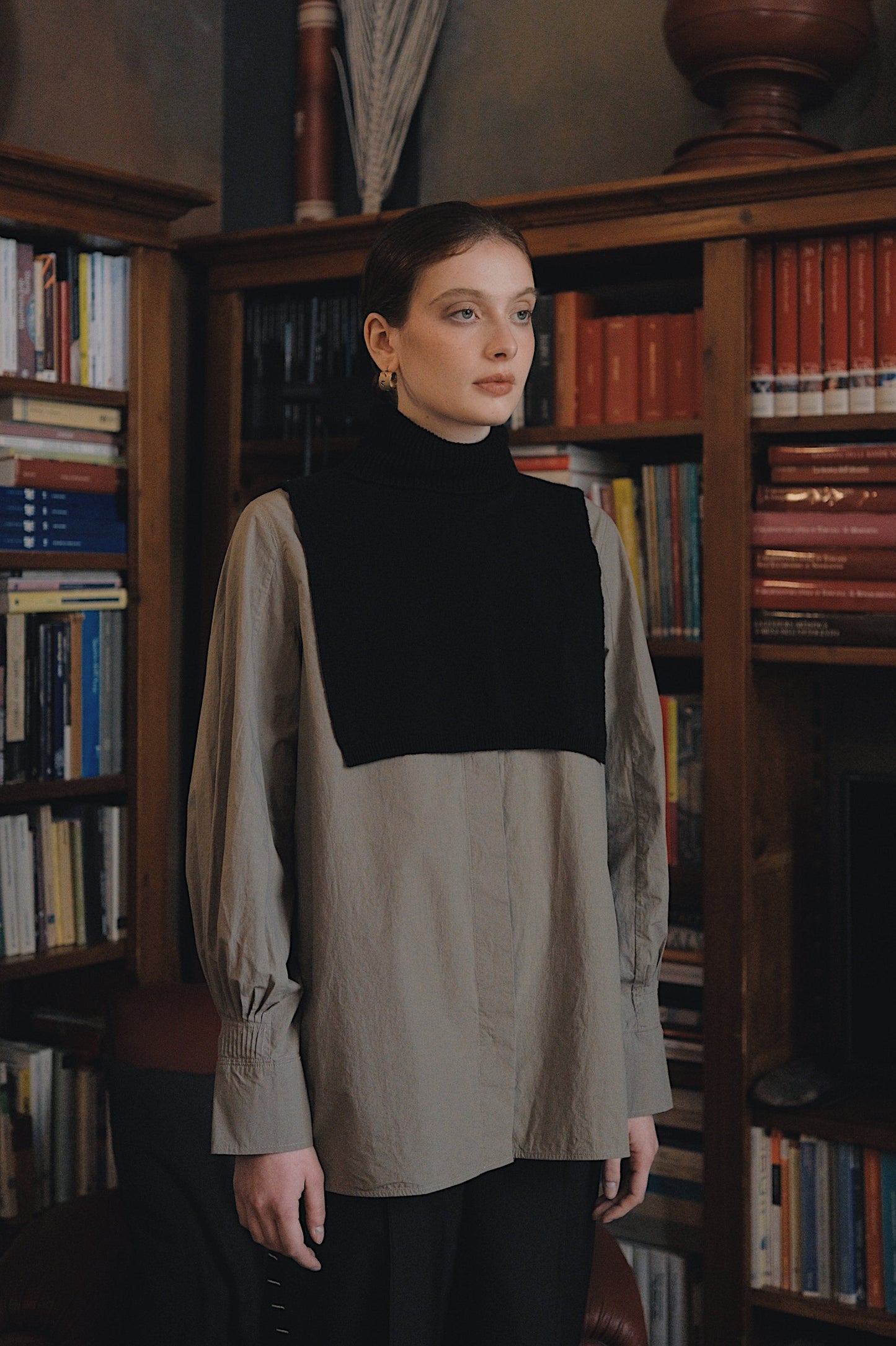 The Black Cashmere Vest