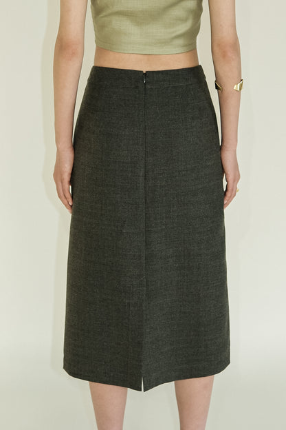 the Dafna Green Skirt