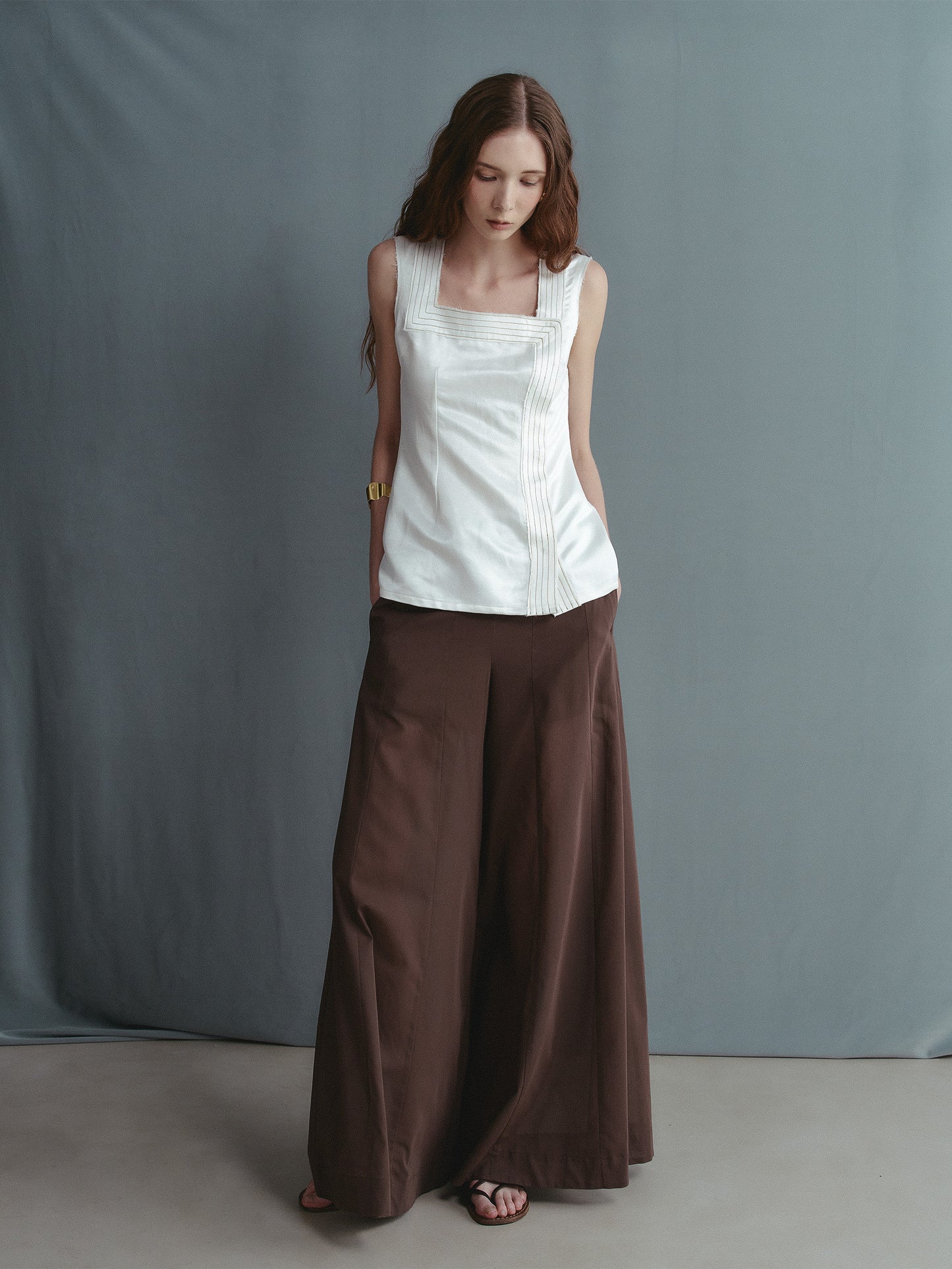 the Noa Square-neck Tank Top