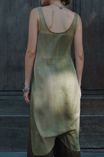 The Palma Scoop-Neck Silk Top