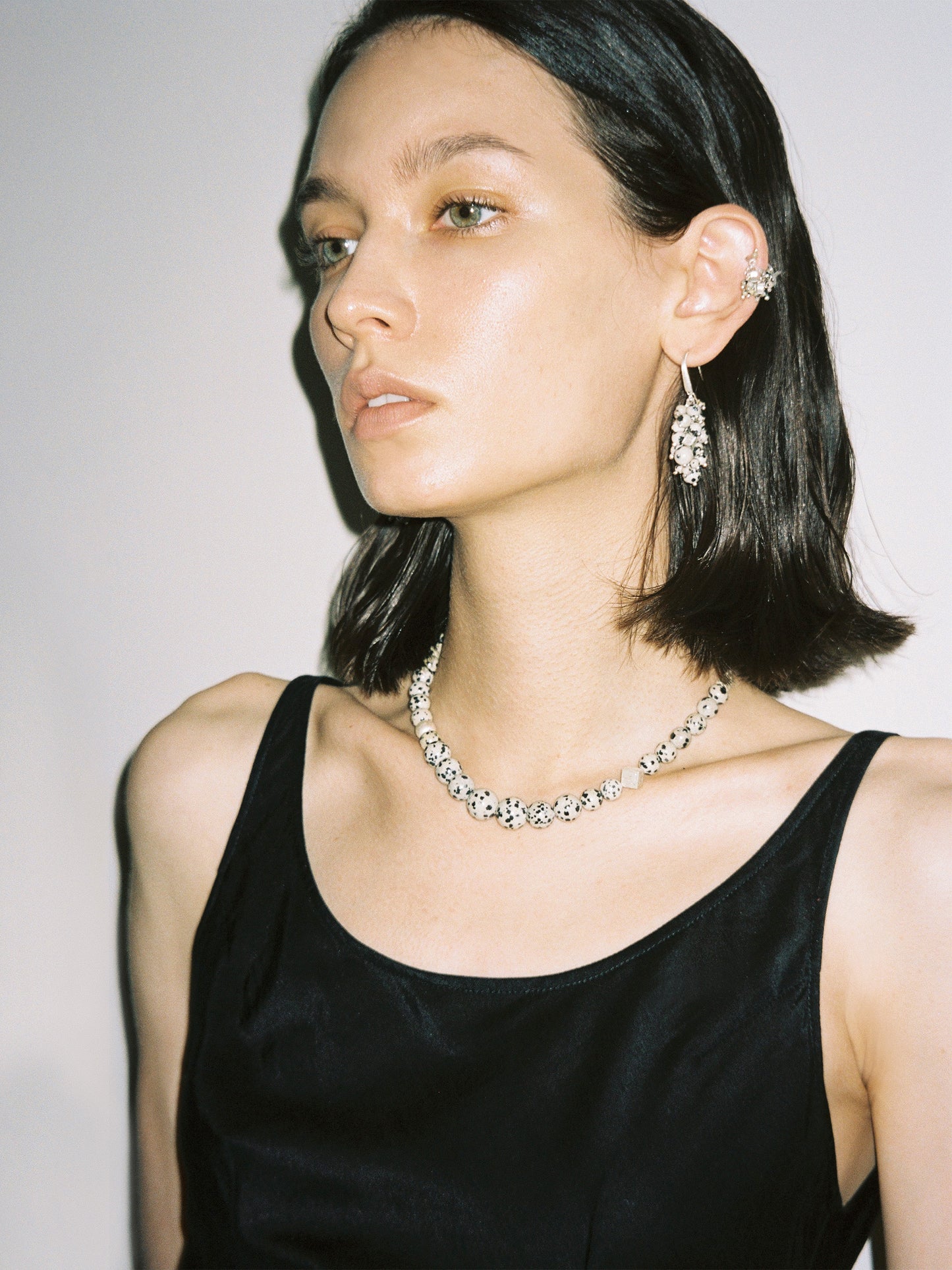 Dalmatian Stone Necklace