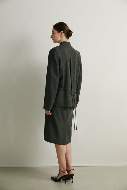 the Dafna Green Skirt