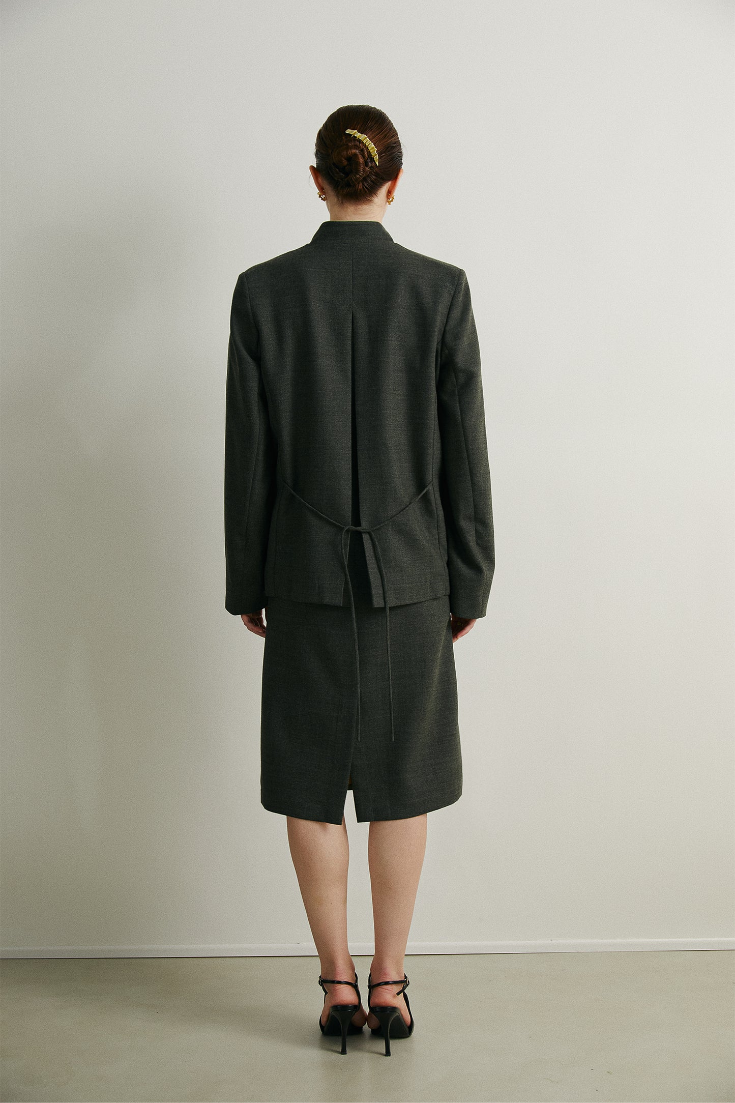 the Dafna Green Skirt