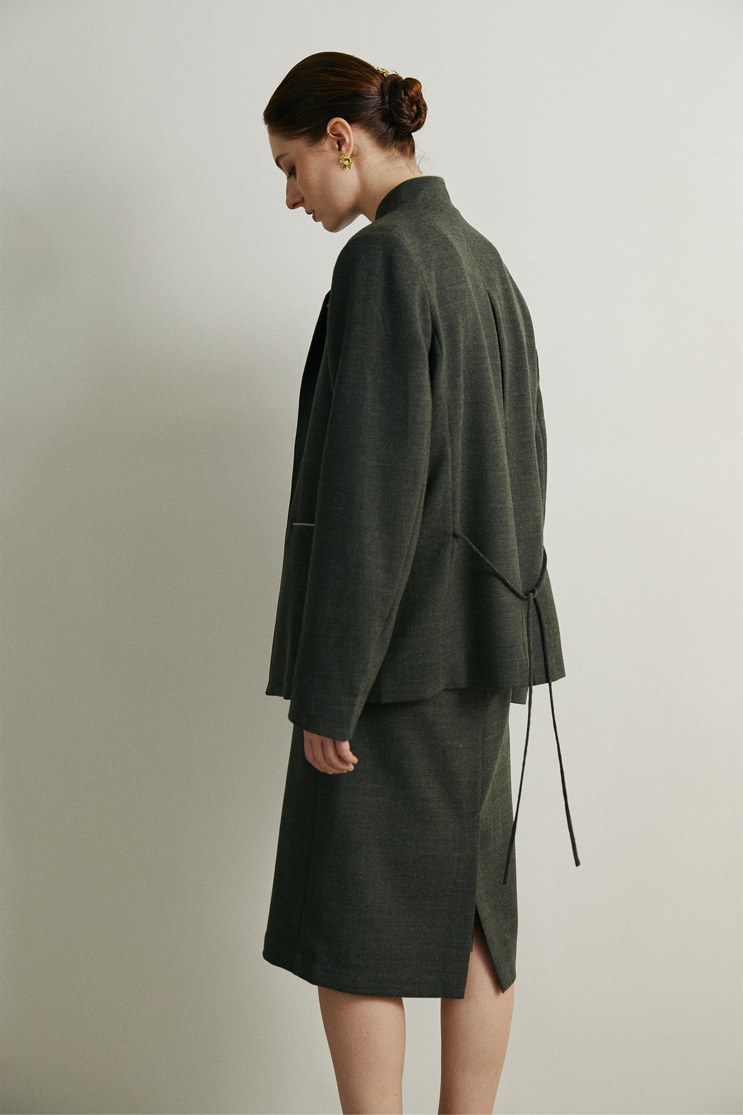 the Dafna Green Skirt