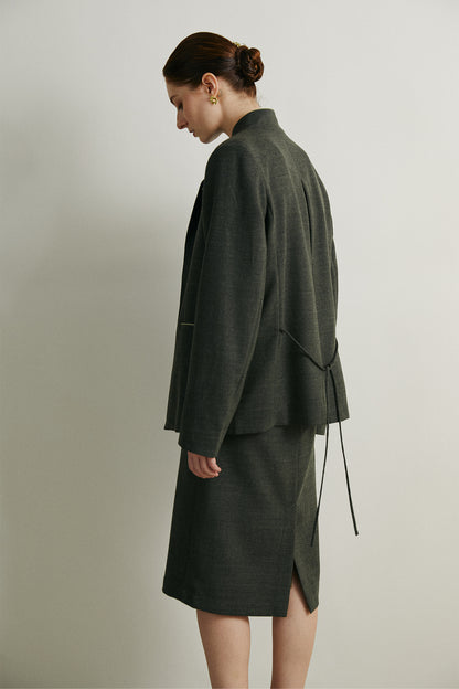 the Dafna Green Skirt