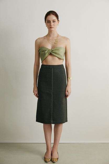 the Dafna Green Skirt