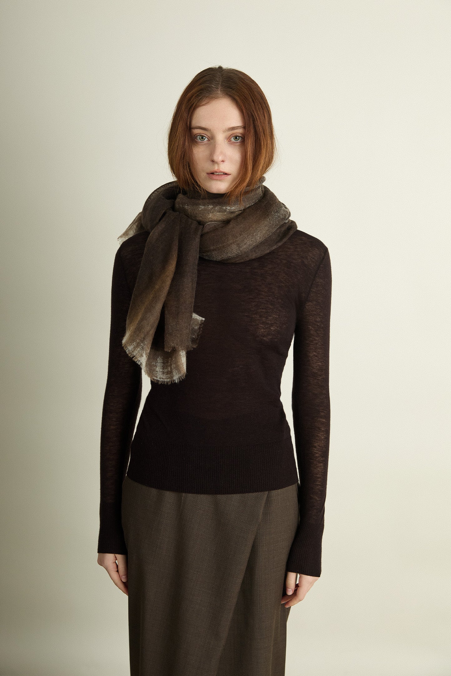 the Romana Cashmere Scarf