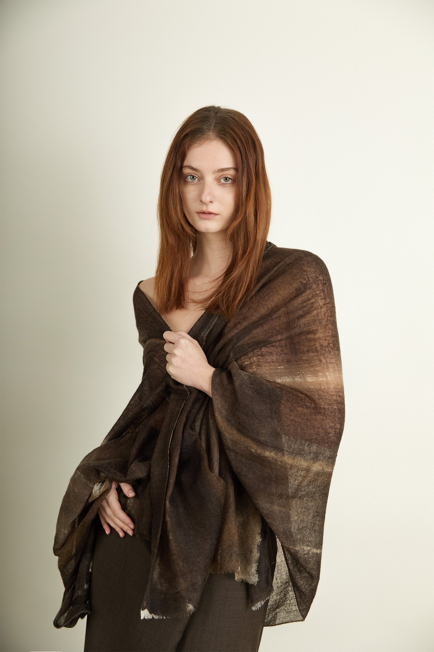 the Romana Cashmere Scarf