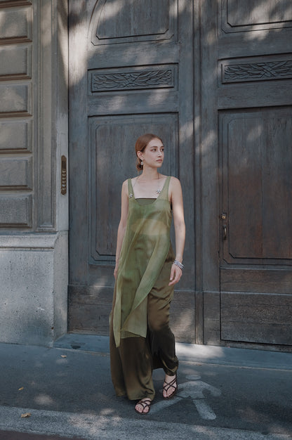The Palma Scoop-Neck Silk Top