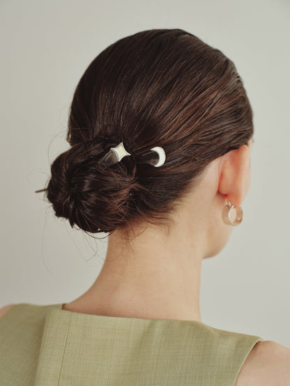 Starry Moon Hairpin