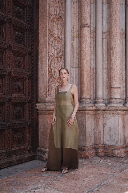 The Palma Scoop-Neck Silk Top