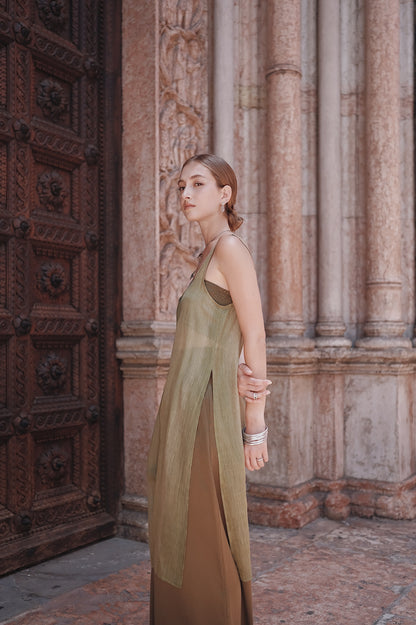 The Palma Scoop-Neck Silk Top