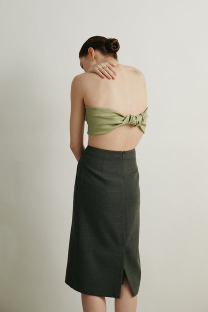 the Dafna Green Skirt