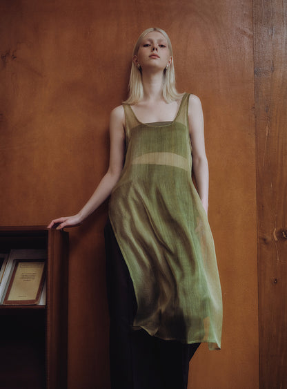 The Palma Scoop-Neck Silk Top