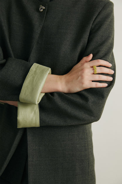 THE BRUSHED BUD RING