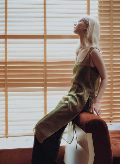 The Palma Scoop-Neck Silk Top