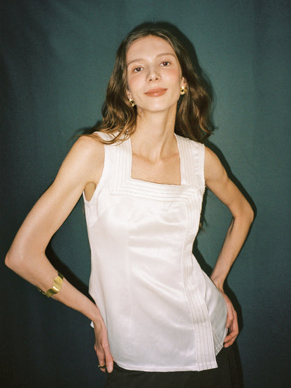 the Noa Square-neck Tank Top