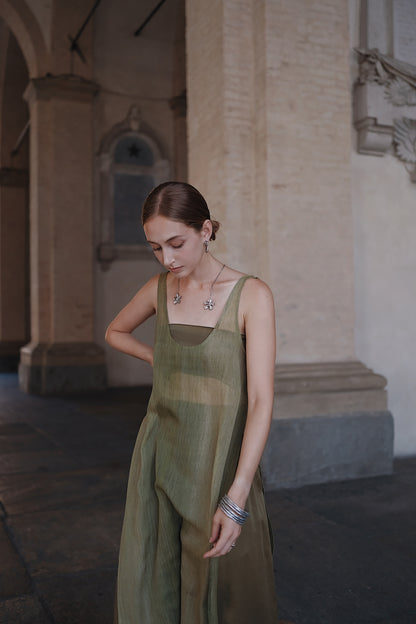 The Palma Scoop-Neck Silk Top