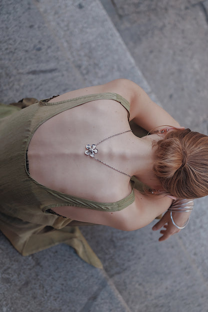 The Palma Scoop-Neck Silk Top