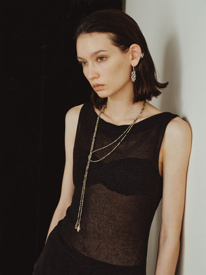 Star-Moon Long Necklace