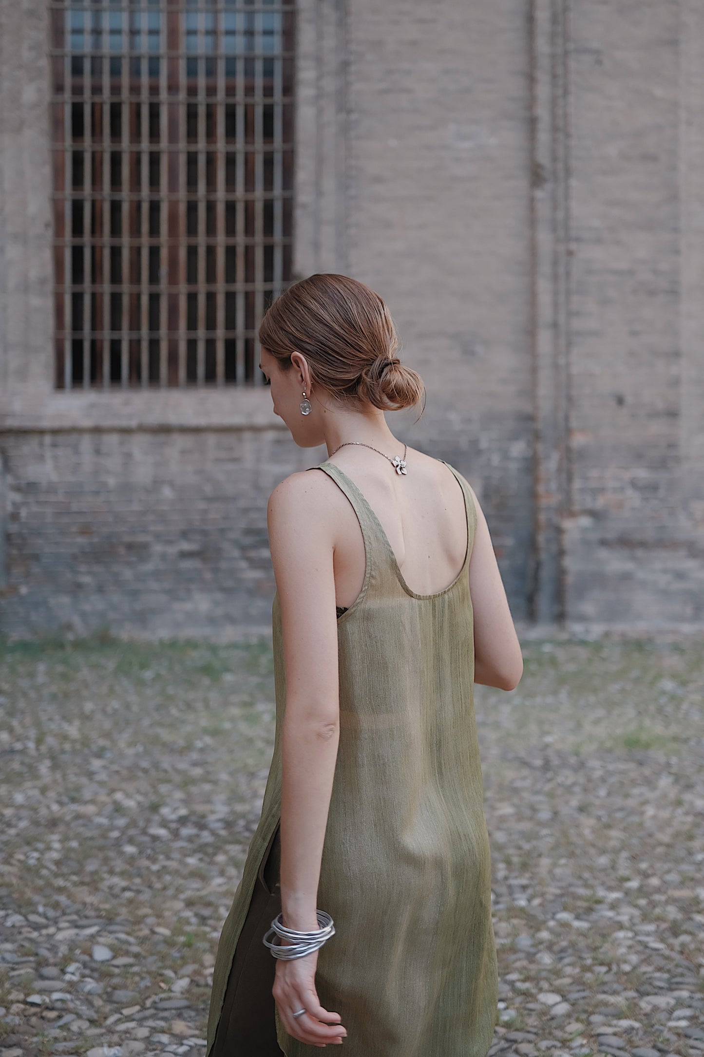 The Palma Scoop-Neck Silk Top