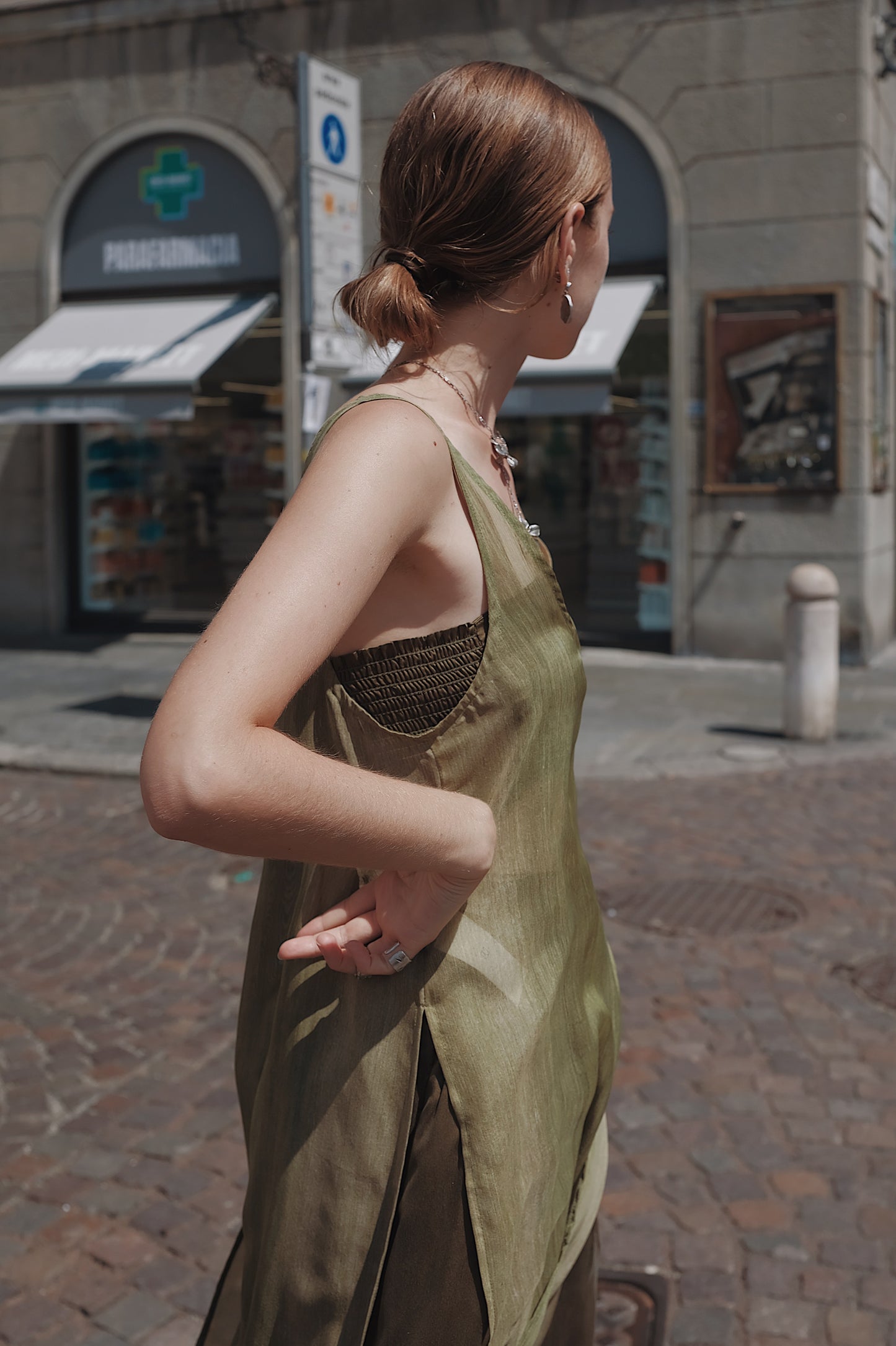 The Palma Scoop-Neck Silk Top