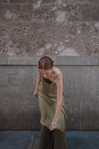 The Palma Scoop-Neck Silk Top