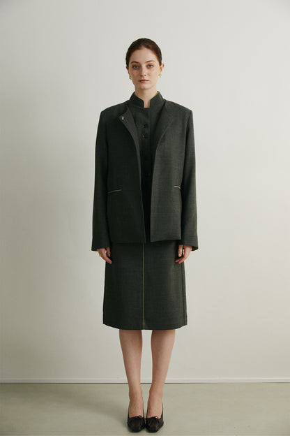 the Dafna Green Skirt