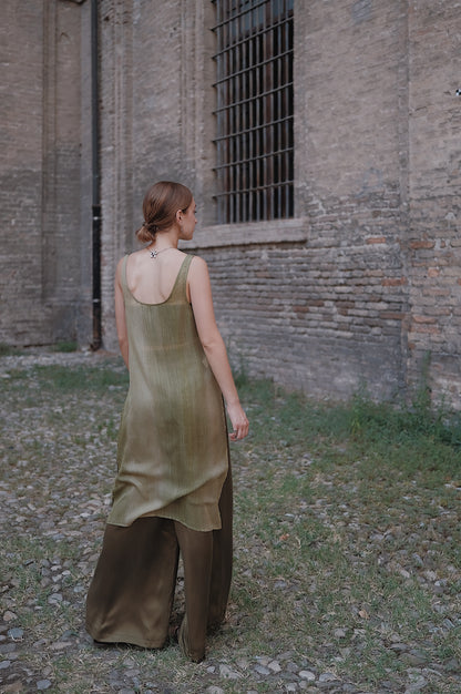 The Palma Scoop-Neck Silk Top