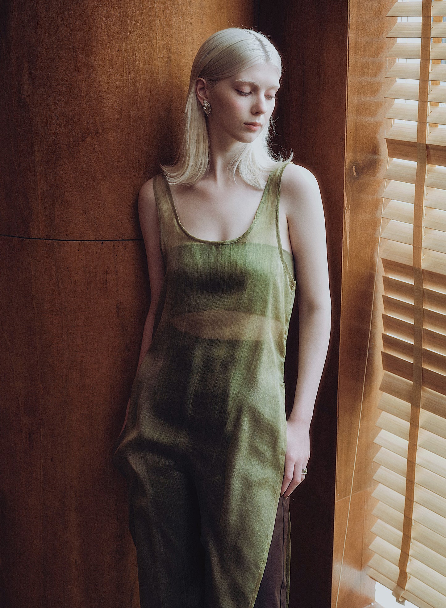The Palma Scoop-Neck Silk Top
