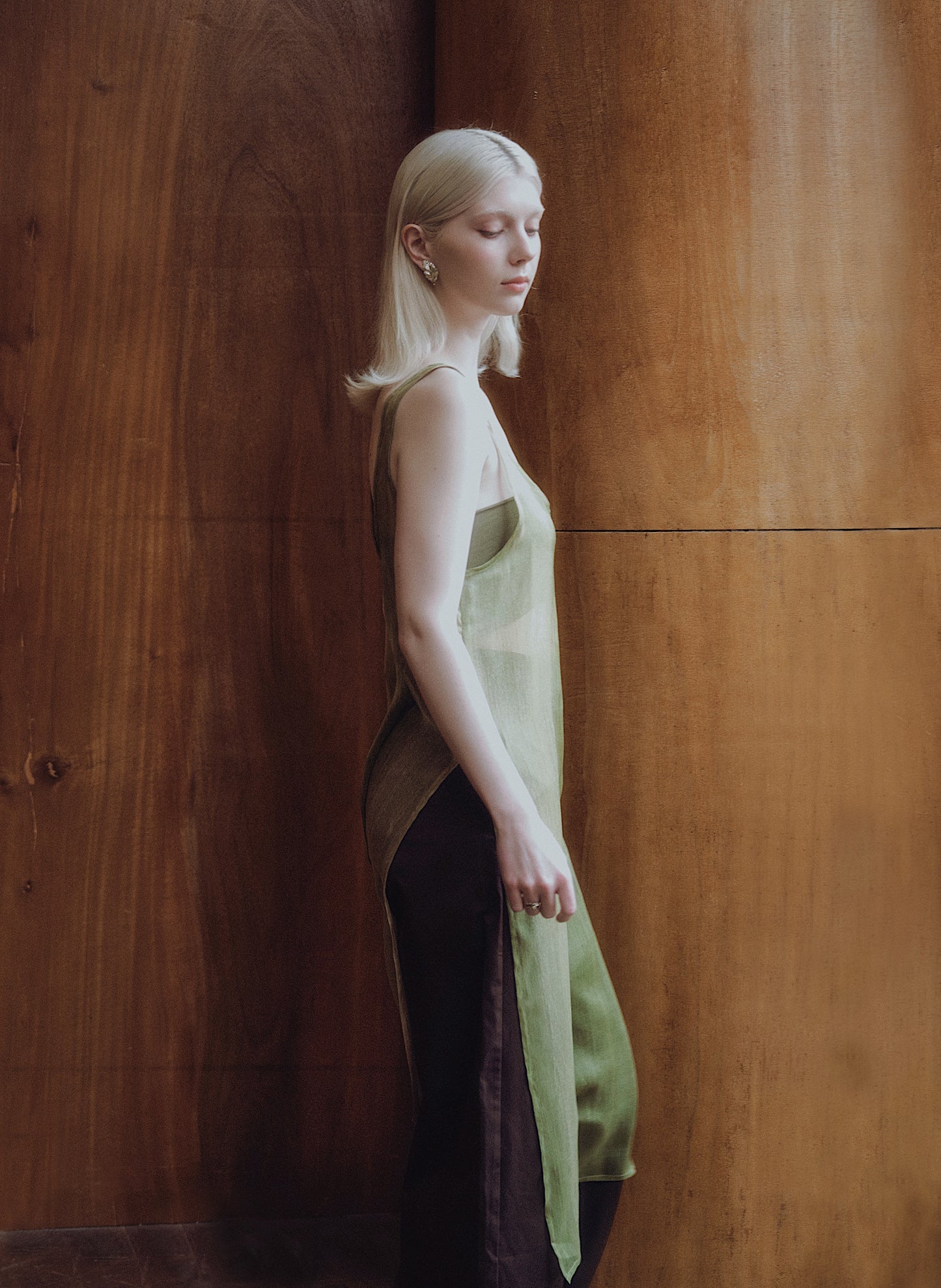 The Palma Scoop-Neck Silk Top