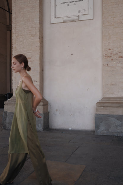 The Palma Scoop-Neck Silk Top