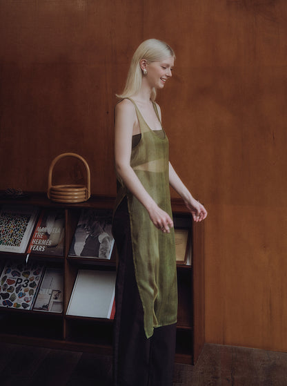 The Palma Scoop-Neck Silk Top