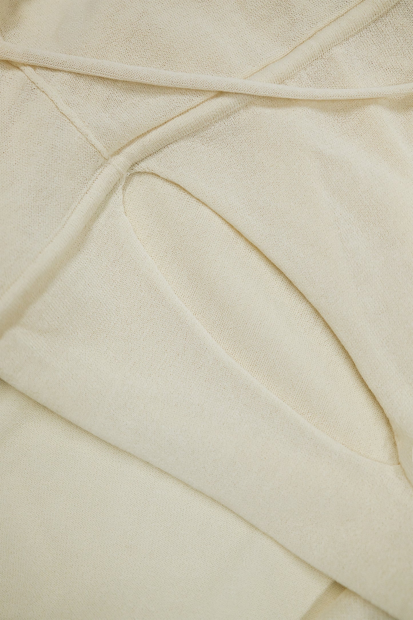 Dandara Cream-coloured Hooded Cape Top