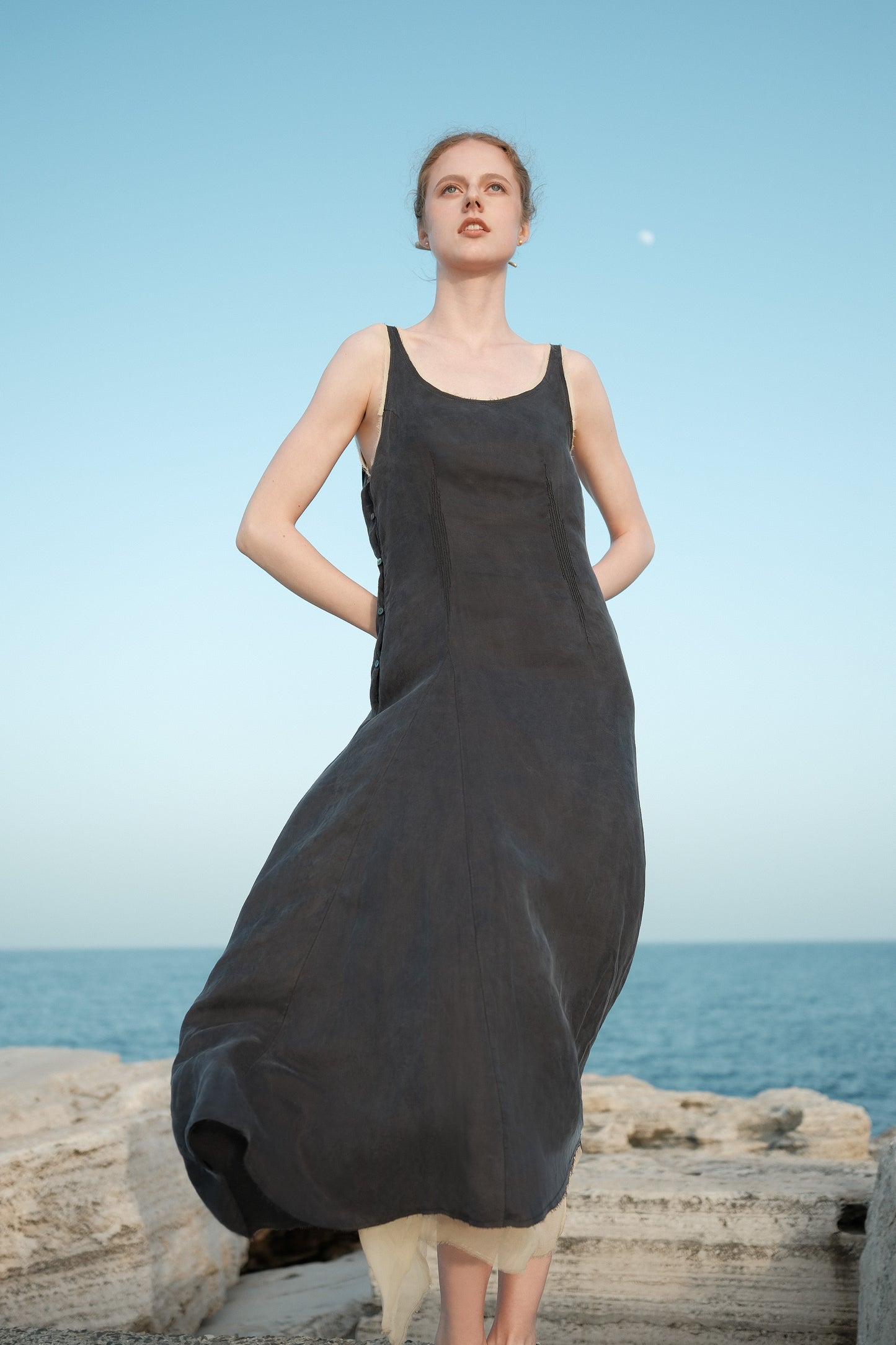 Pérola Double-sided U-neck Dress
