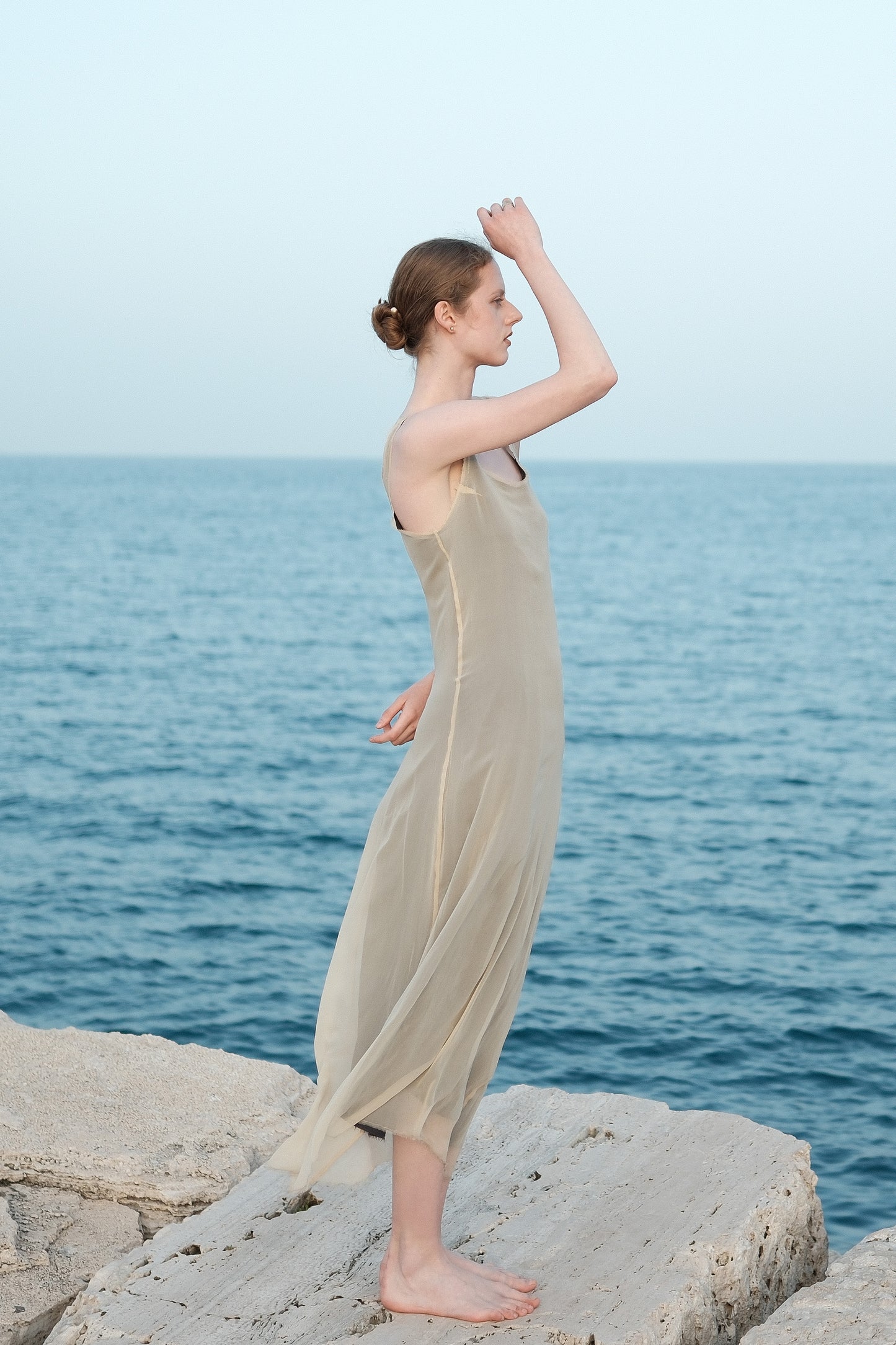 Pérola Double-sided U-neck Dress