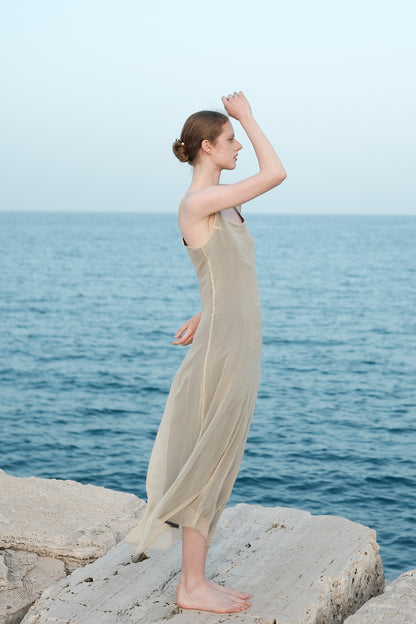 Pérola Double-sided U-neck Dress