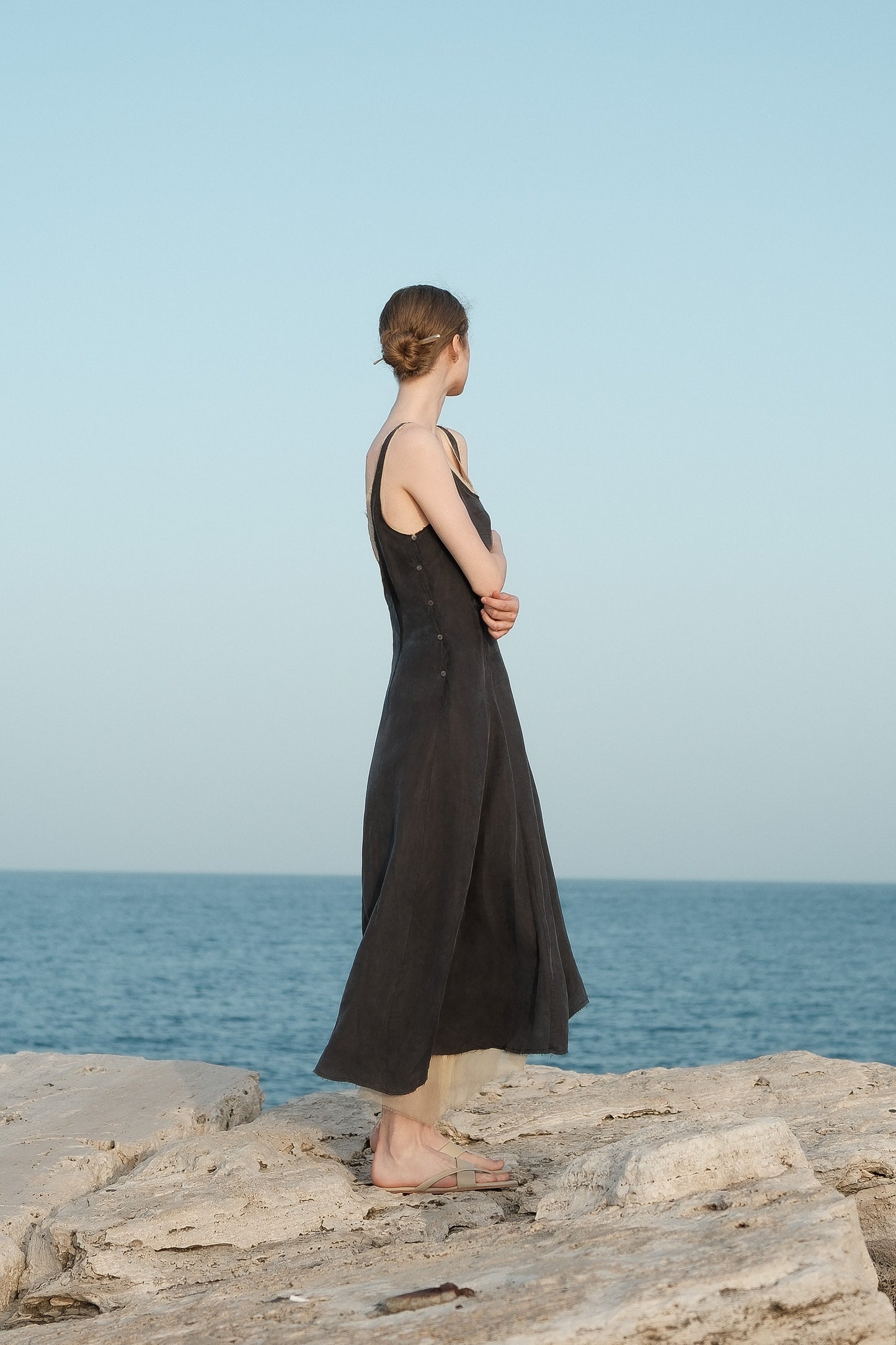 Pérola Double-sided U-neck Dress
