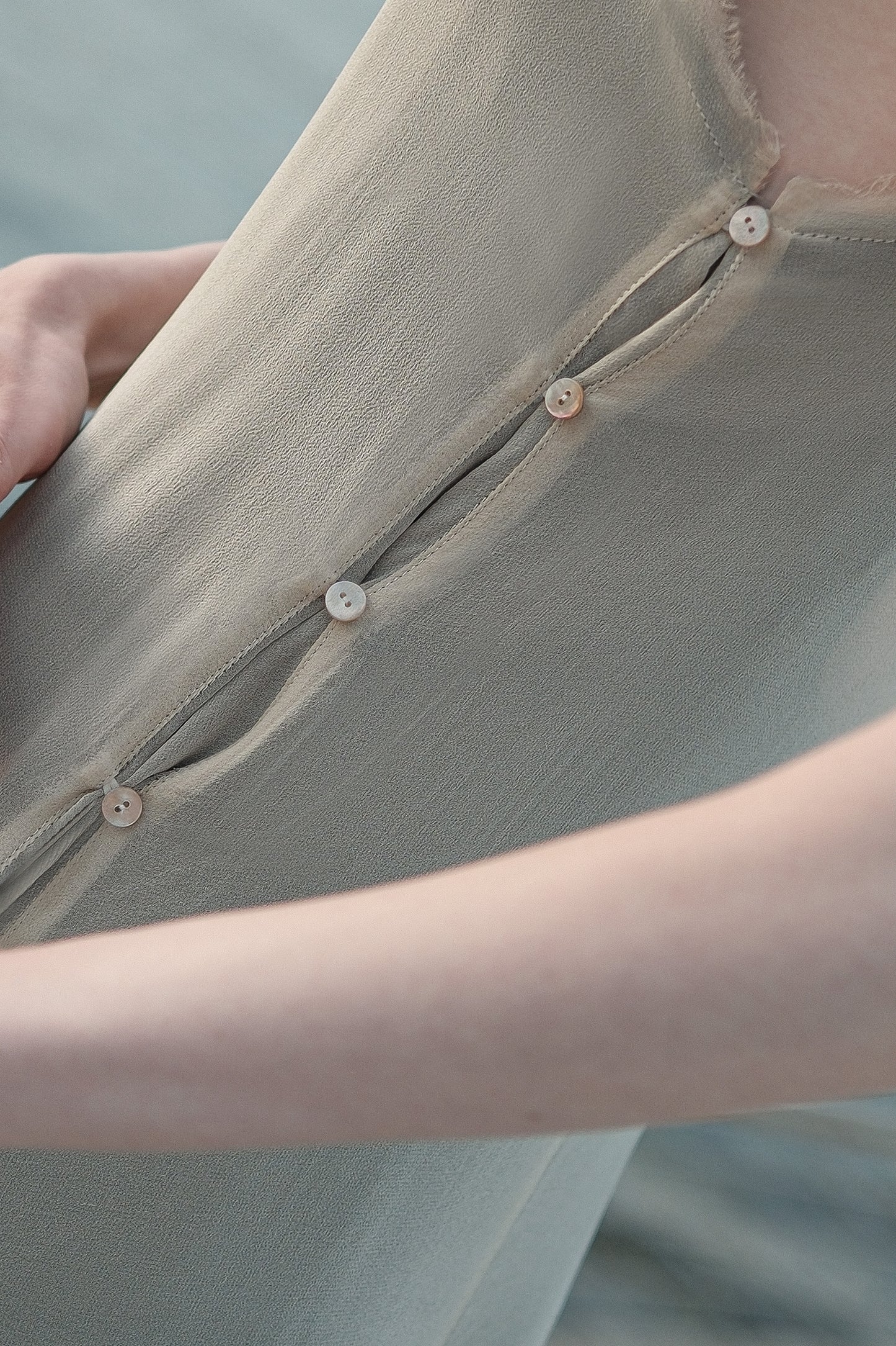 Pérola Double-sided U-neck Dress