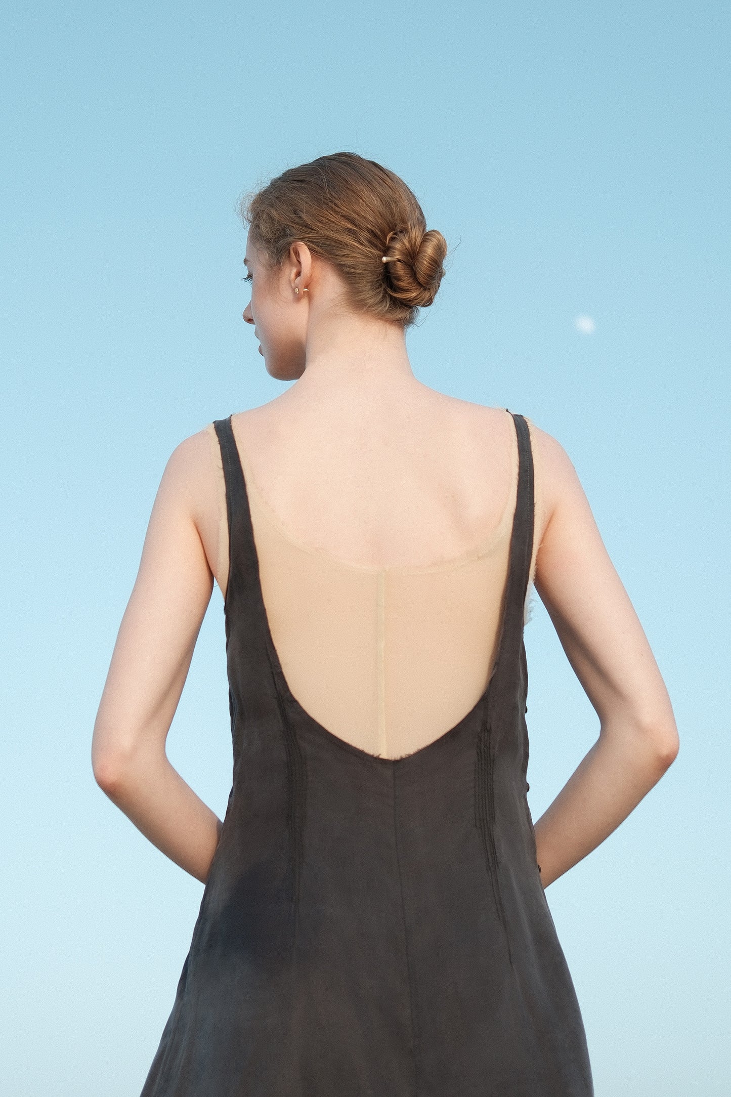 Pérola Double-sided U-neck Dress