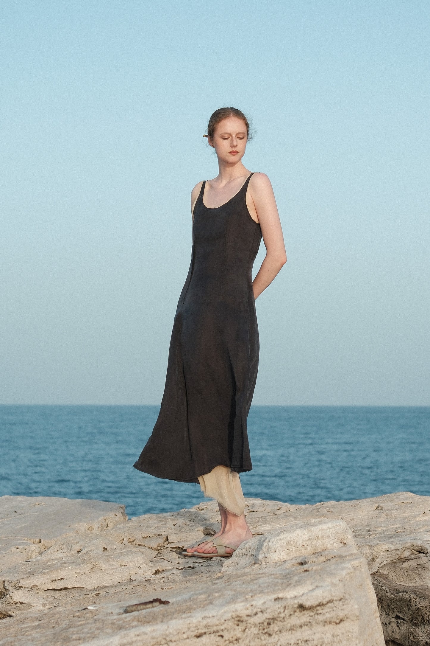 Pérola Double-sided U-neck Dress