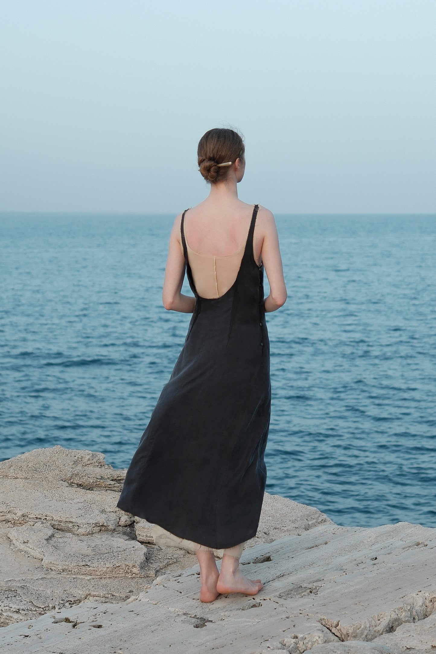 Pérola Double-sided U-neck Dress