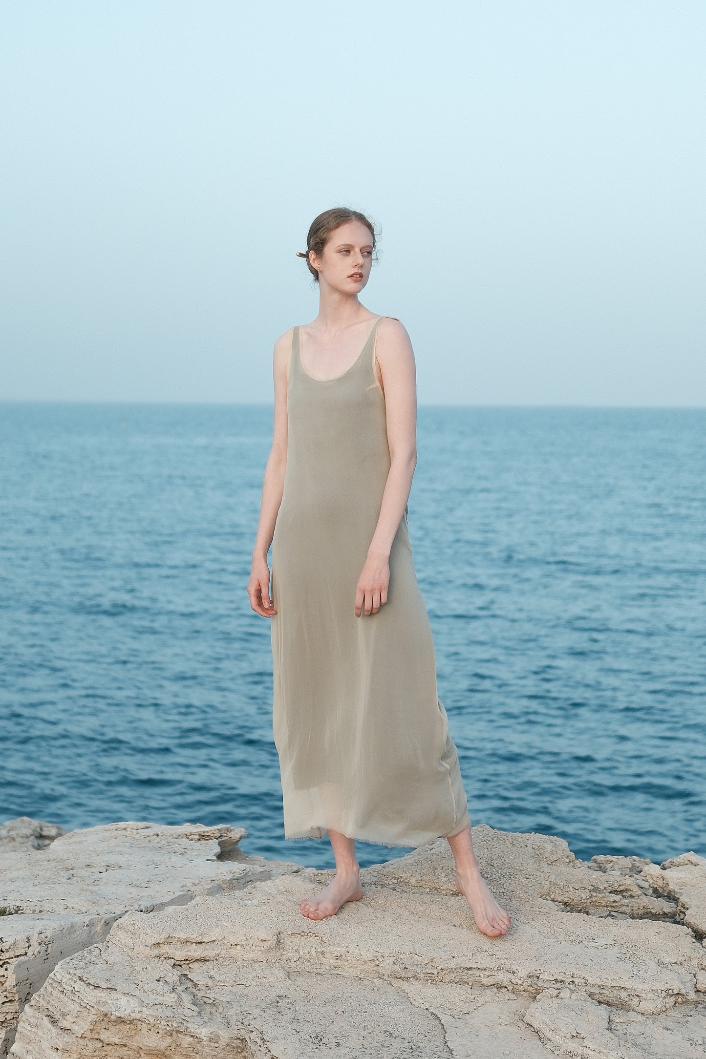Pérola Double-sided U-neck Dress