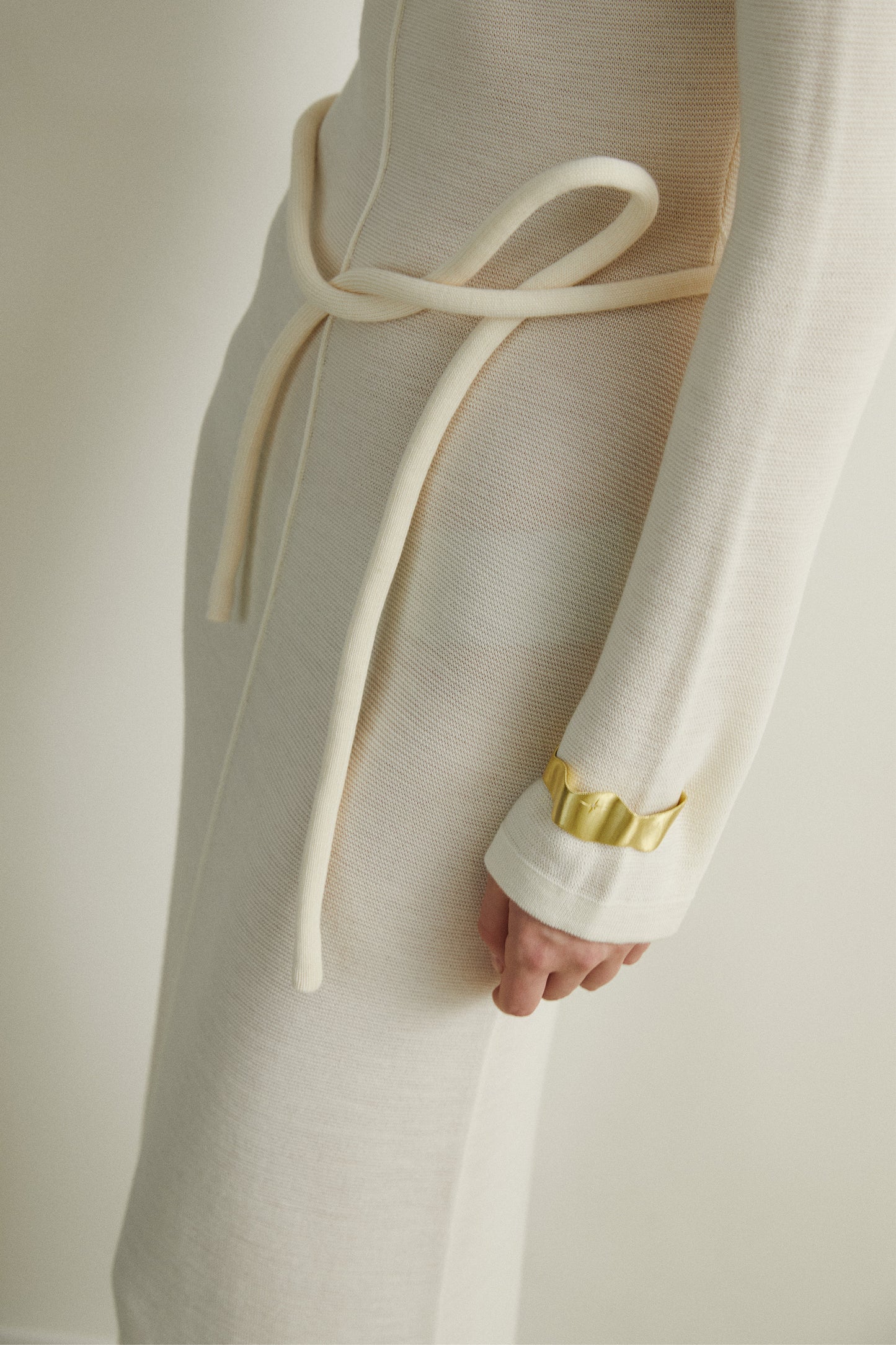 the Brenda Beige Long Dress