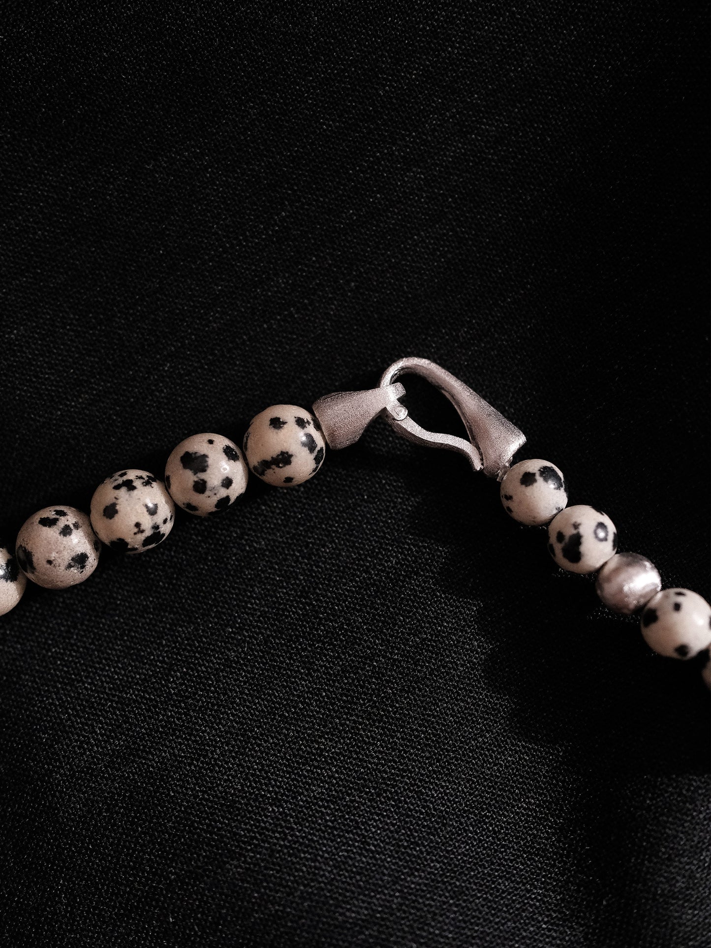 Dalmatian Stone Necklace