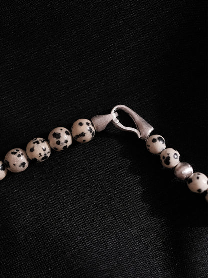 Dalmatian Stone Necklace