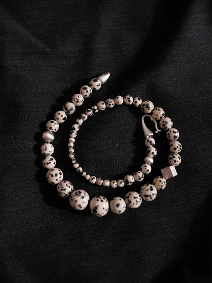 Dalmatian Stone Necklace