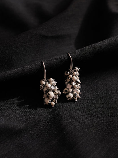 Dalmatian Stone Earrings