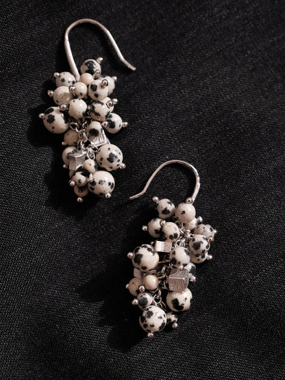 Dalmatian Stone Earrings